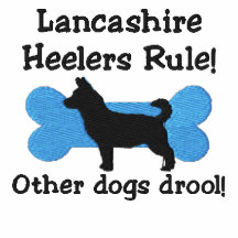 T-shirt brodé par règle de Lancashire Heelers