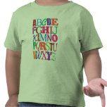 T-shirt d'alphabet