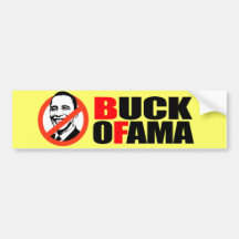 T-shirt d'Anti-Obama - mâle Ofama Autocollants Pour Voiture