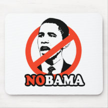 T-SHIRT D'ANTI-OBAMA/NOBAMA TAPIS DE SOURIS