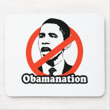 T-SHIRT D'ANTI-OBAMA/OBAMANATION TAPIS DE SOURIS