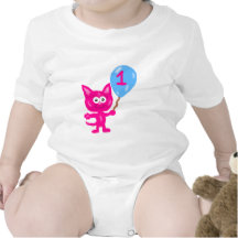 T-shirt de 1 an de Kitty
