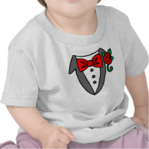T-shirt de bébé/enfant en bas âge de smoking