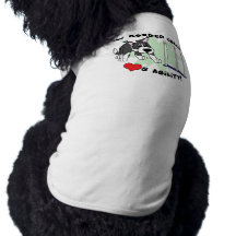 T-shirt de chien de border collie d'agilité de ban manteau pour toutous