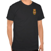 T-shirt de crête d'Eagle d'or