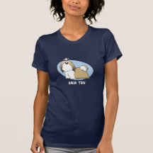 T-shirt de dames de Shih Tzu
