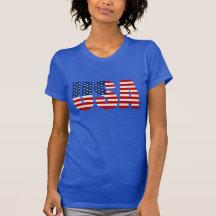 T-SHIRT DE DRAPEAU DES ETATS-UNIS