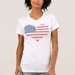 T-shirt de drapeau des USA
