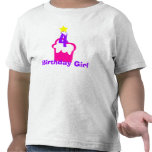 T-shirt de fille d'anniversaire