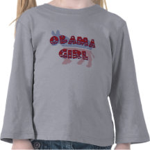 T-shirt de fille d'Obama
