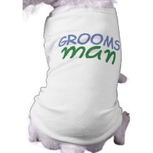 T-shirt de Groomsman Manteaux Pour Animaux Domestiques