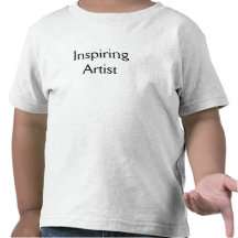 T-shirt de inspiration de l'artiste de l'enfant