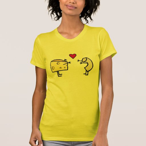 T-shirt de macaronis et de fromage