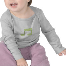 T-shirt de note de musique