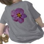 T-shirt de nourrisson de la fleur 2-Sided de tache
