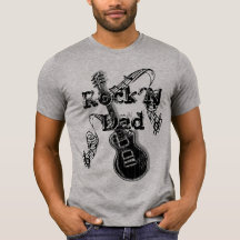 T-shirt de papa de Rock'N - cadeau pour le papa