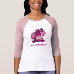 T-shirt de puissance de gorille de rose de surviva