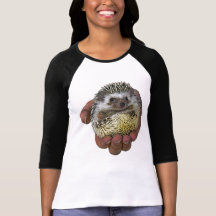 T-shirt de raglan de dames de hérisson