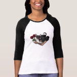 T-shirt de roses de chiwawa