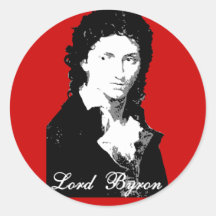 T-shirt de seigneur Byron Portrait ou tasse de voy Adhésifs