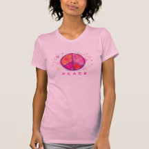 T-shirt de signe de paix de Valentine