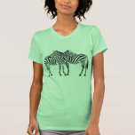 T-shirt de zèbres