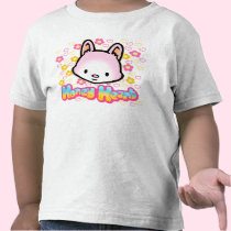 T-shirt d'enfant en bas âge de coeur de miel t-shirts