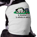 T-shirt drôle de chien vêtement pour animal domestique