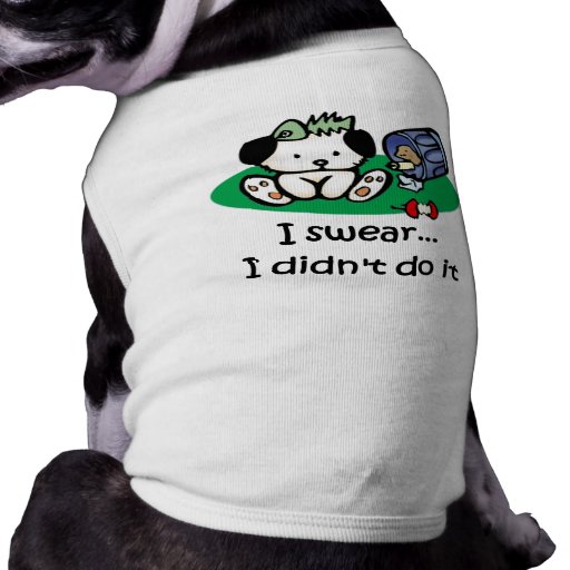 T-shirt drôle de chien vêtement pour animal domestique