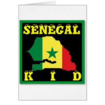 T-shirt du Sénégal (usage urbain) Carte De Vœux