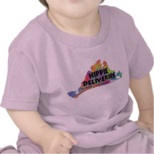T-shirt hippie infantile de logo