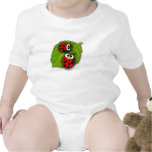 T-shirt infantile de plante grimpante de scarabée 