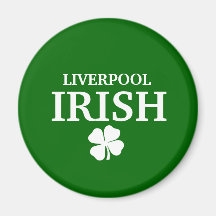 T-shirt irlandais fait sur commande fier de ville  magnets