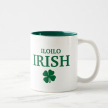 T-shirt irlandais fait sur commande fier de ville  mug à café