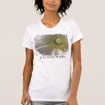T-shirt jaune d'or de pavot d'Islande