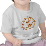 T-shirt mignon de bébé de mandala de kangourous de t-shirts