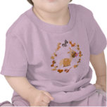 T-shirt mignon de bébé de mandala de poneys de ban t-shirts