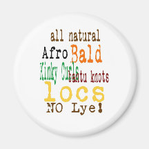 T-shirt naturel de cheveux magnets pour réfrigérateur