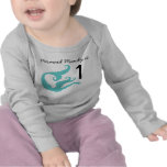 T-shirt personnalisable d'anniversaire de sirène ę