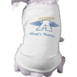 T-shirt personnalisé de chien d'ange tee-shirts pour toutous