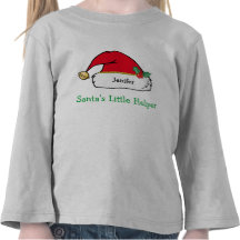 T-shirt personnalisé de Noël de chapeau de Père No