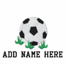 T-shirt personnalisé du football brodé par nom