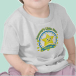 T-shirt/plante grimpante souriants de bébé d'étoil t-shirts