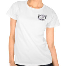 T-shirt promotionnel d'affaires chics noires pourp