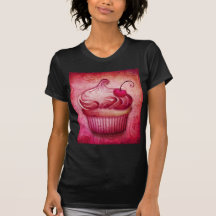 T-shirt rose de petit gâteau de Paisley