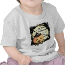 T-shirt vintage de citrouille de Halloween