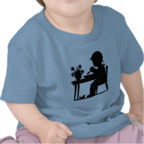 T-shirt vintage de silhouette t-shirts
