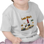T-shirts d'anniversaire de véhicules de constructi
