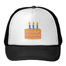 T-shirts d'art de gâteau d'anniversaire casquettes de camionneur