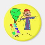T-shirts d'art d'enfants et cadeaux d'enfants aimants pour réfrigérateur